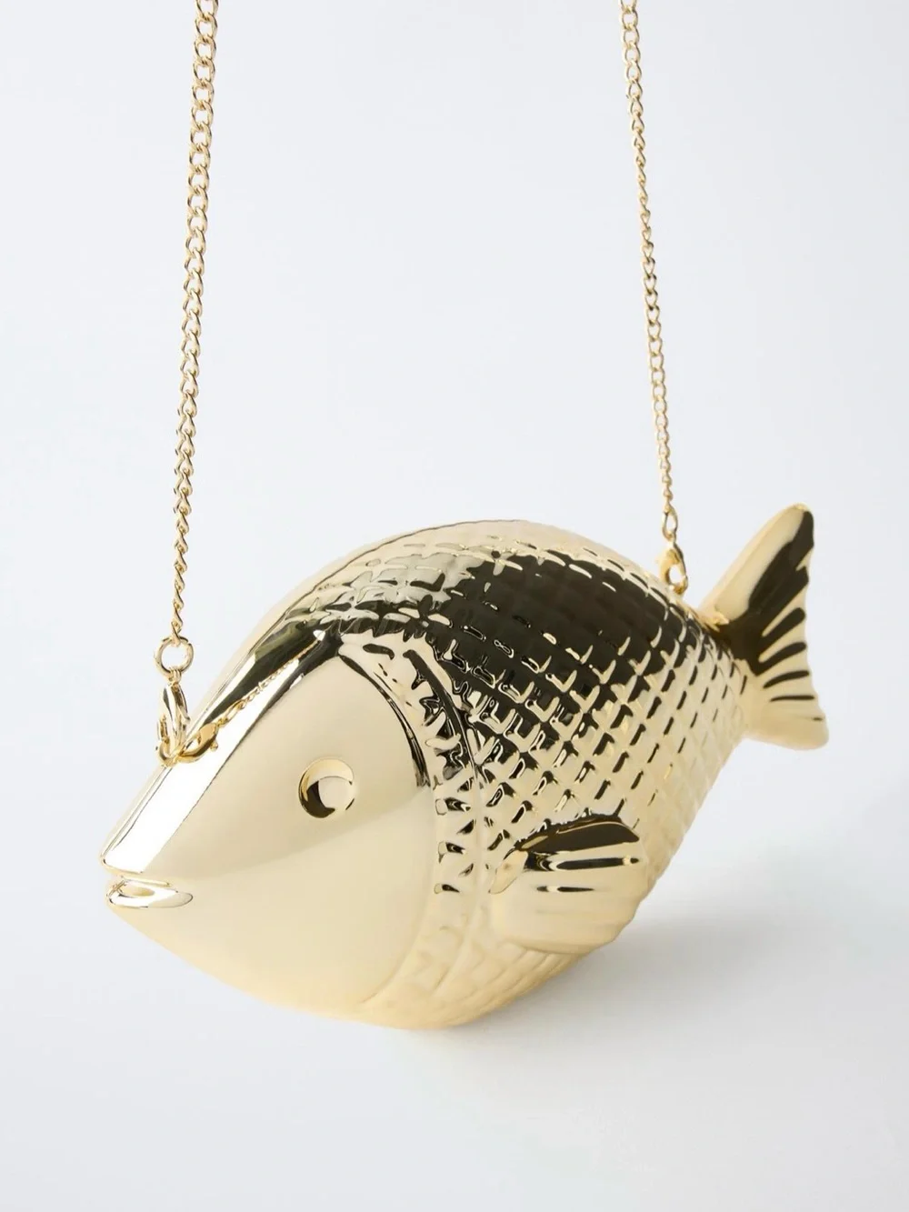 Zara 🐠🐠🐠Gold Fish Shoulder Bag - NWT
